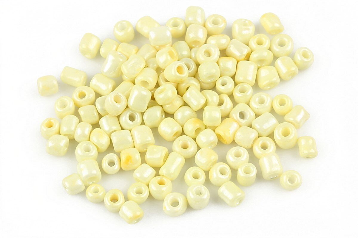 Margele de nisip 4mm (50g) - cod 259 - alb-crem