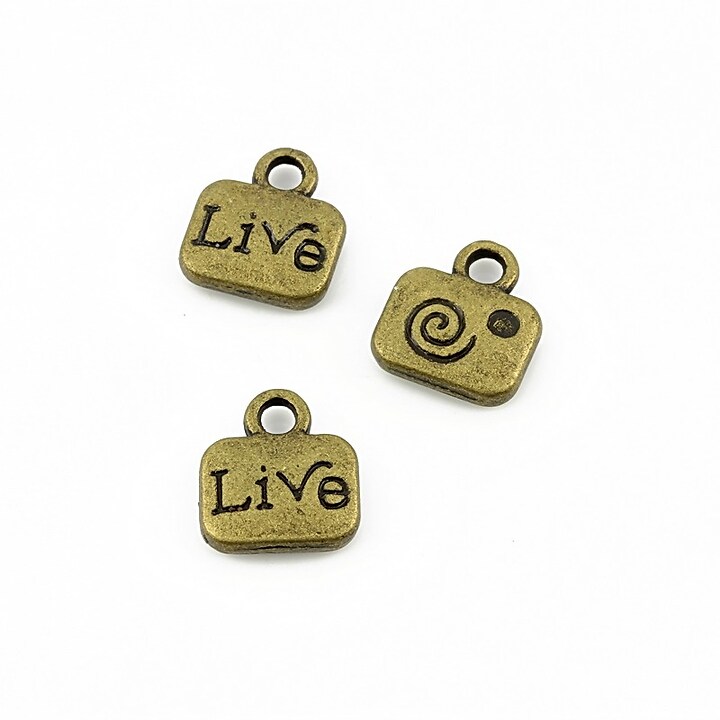 Charm bronz Live 11x10mm