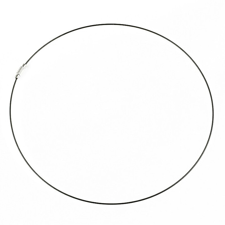 Baza siliconata colier, diametru 14,5cm - maro verzui
