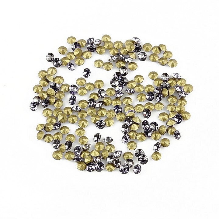 Cabochon rhinestone cristal 2mm (20 buc.) - mov