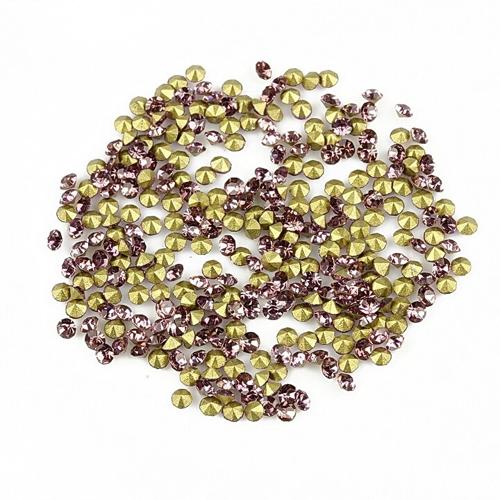 Cabochon rhinestone cristal 2mm (20 buc.) - lila