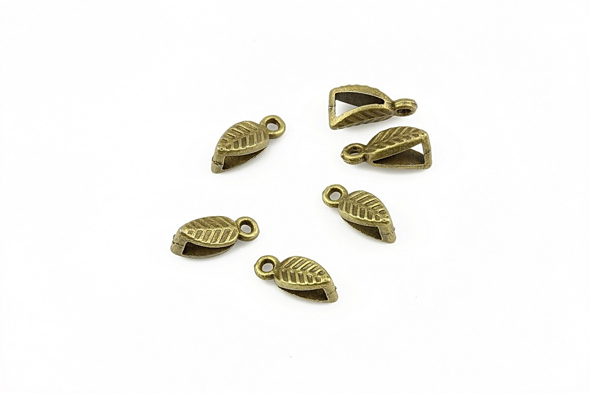 Agatatoare pandantiv bronz 10x4mm