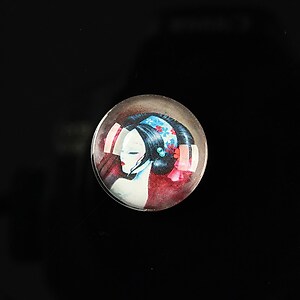 Cabochon sticla 18mm "Fairy tale" cod 066