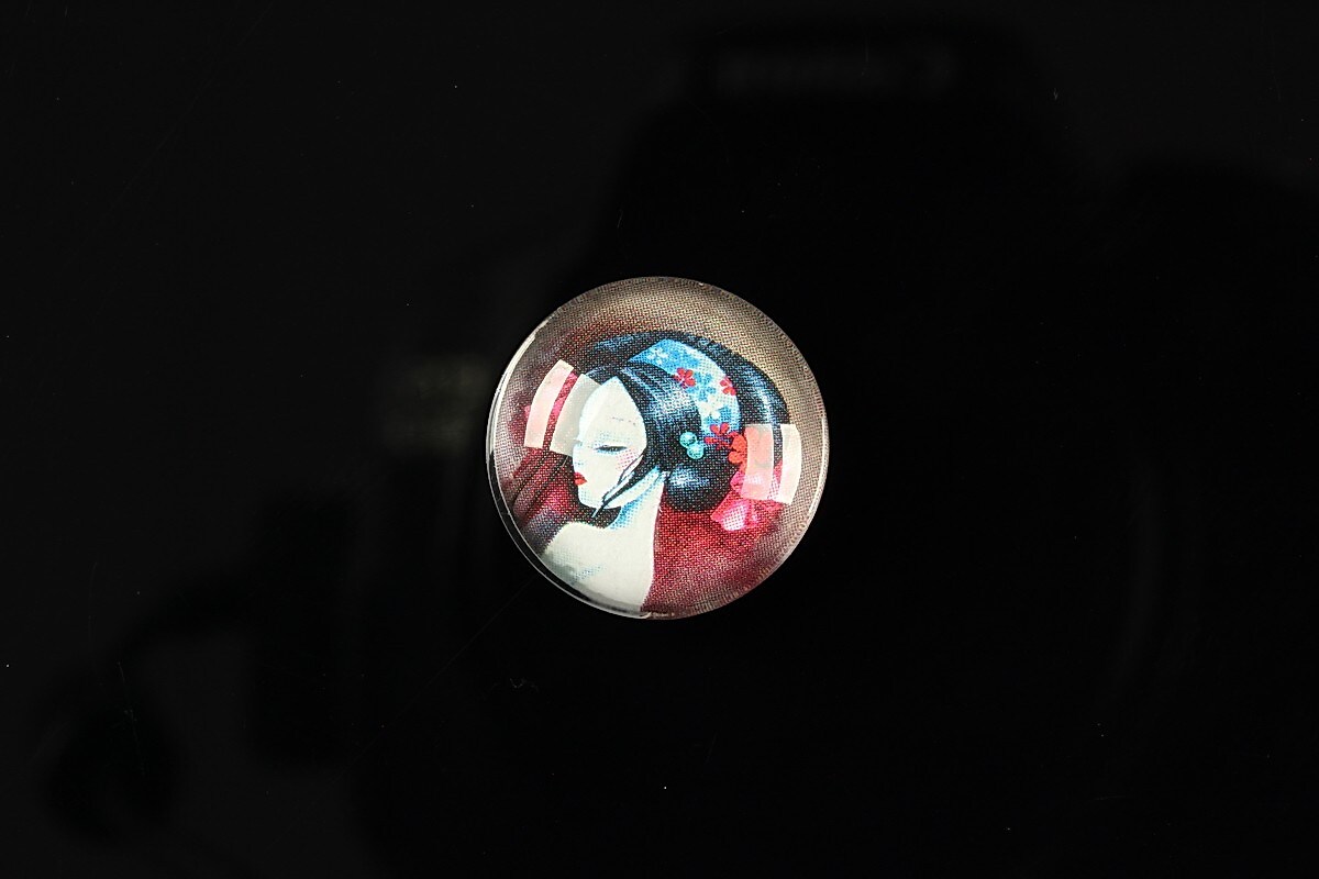 Cabochon sticla 18mm "Fairy tale" cod 066