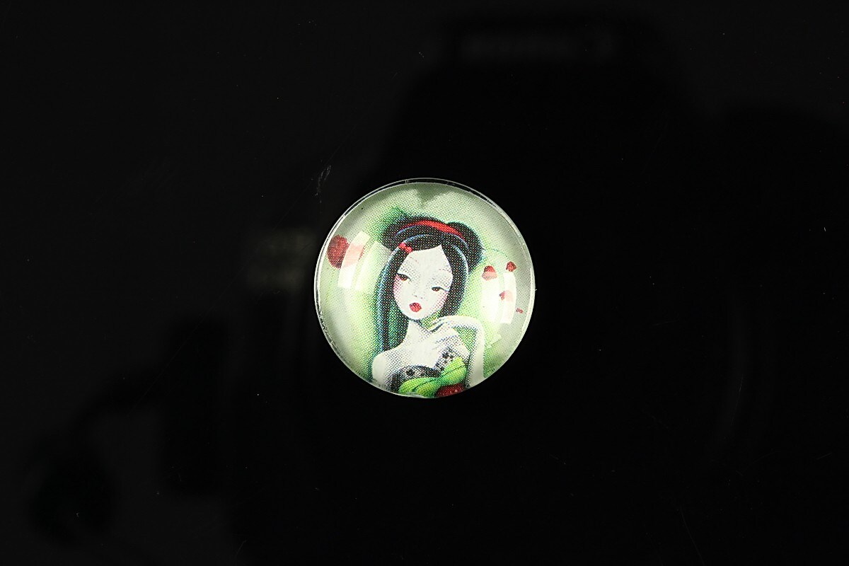 Cabochon sticla 18mm "Fairy tale" cod 067