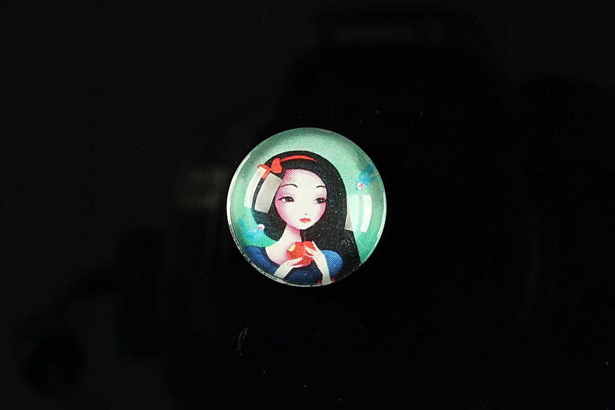 Cabochon sticla 18mm "Fairy tale" cod 068