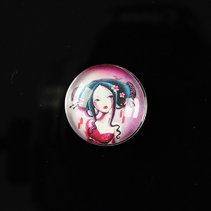 Cabochon sticla 18mm "Fairy tale" cod 069