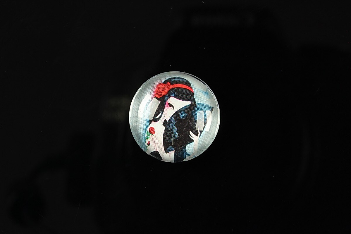 Cabochon sticla 18mm "Fairy tale" cod 071