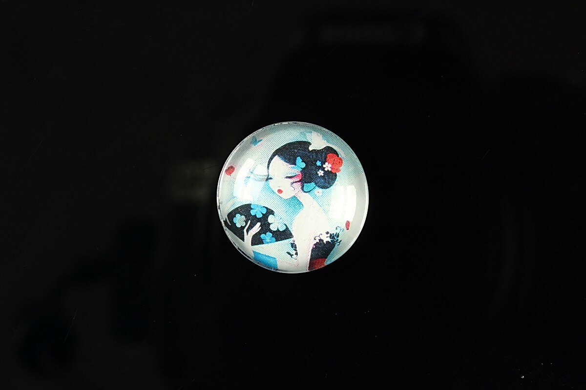 Cabochon sticla 18mm "Fairy tale" cod 072