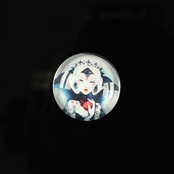 Cabochon sticla 18mm "Fairy tale" cod 073