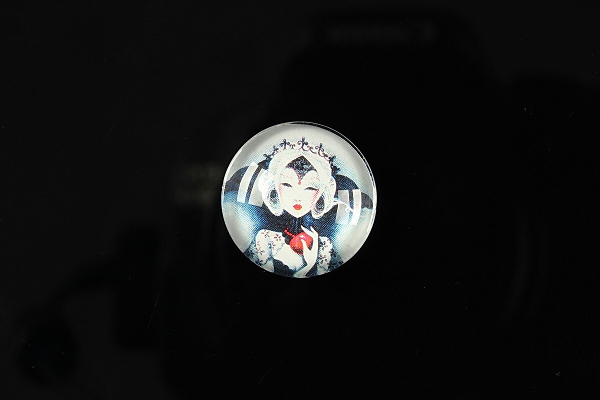 Cabochon sticla 18mm "Fairy tale" cod 073