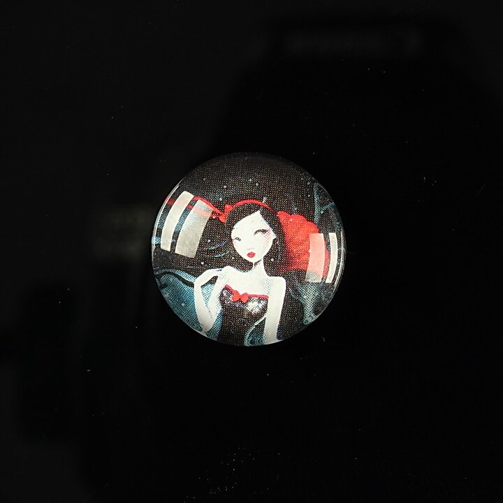 Cabochon sticla 18mm "Fairy tale" cod 074