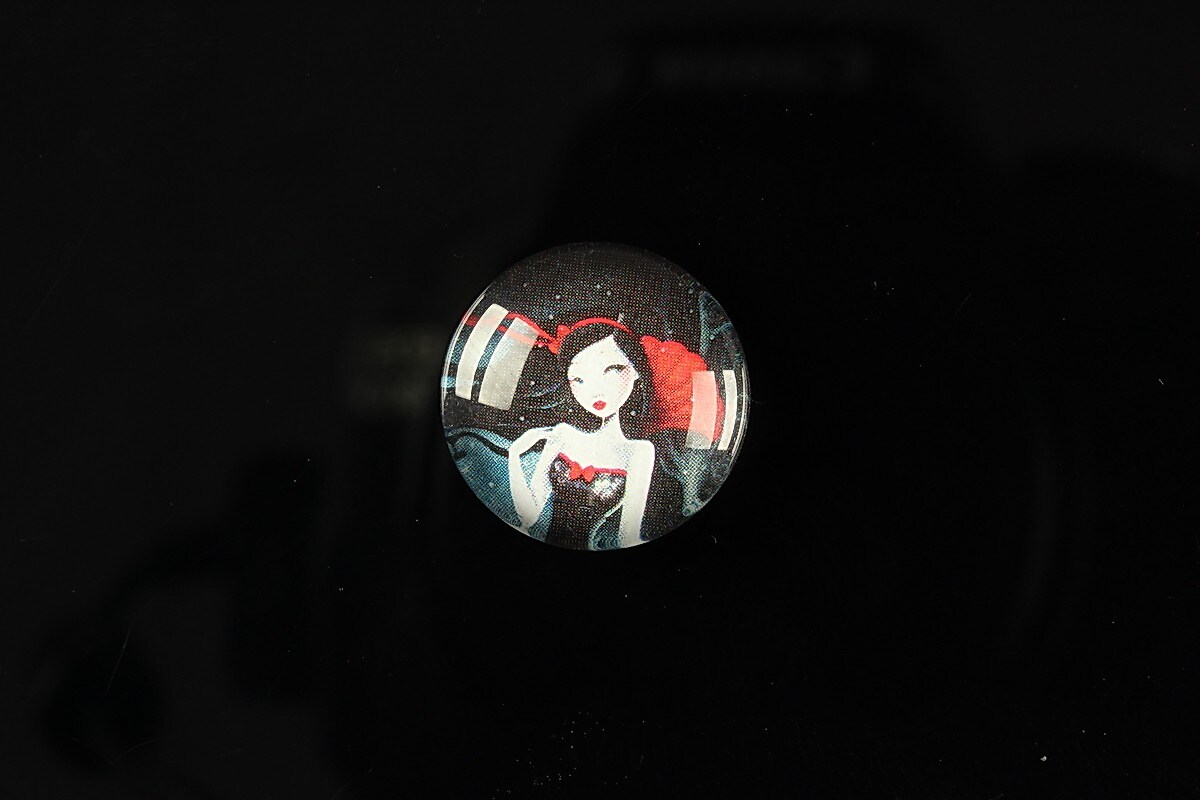 Cabochon sticla 18mm "Fairy tale" cod 074