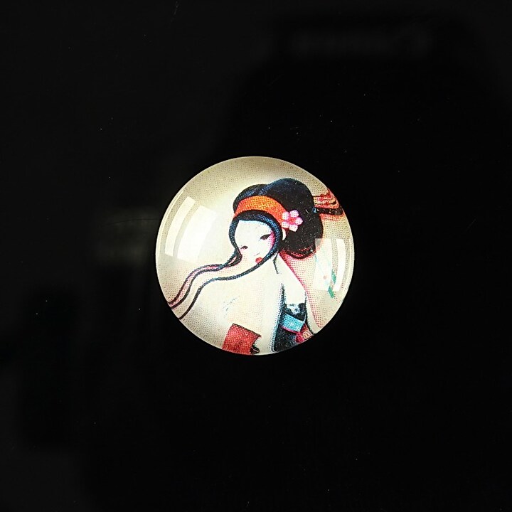 Cabochon sticla 18mm "Fairy tale" cod 075