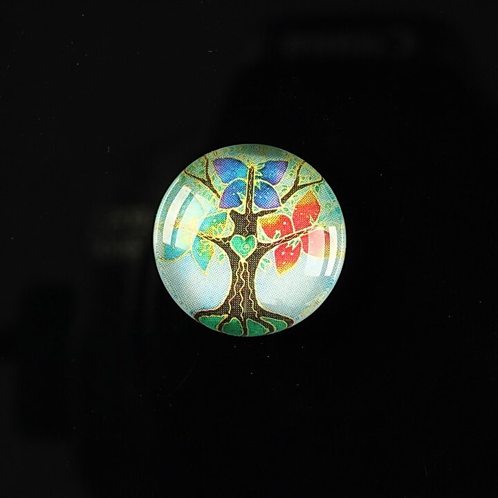 Cabochon sticla 18mm "Tree of life" cod 088