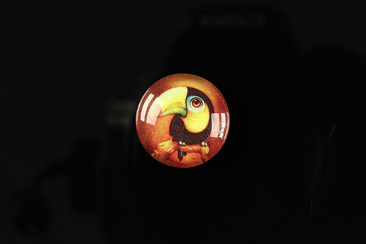 Cabochon sticla 18mm "Pretty friends" cod 106