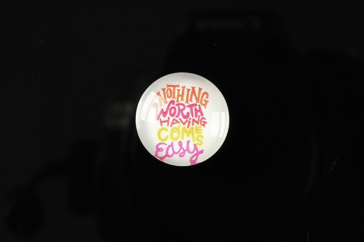 Cabochon sticla 18mm "Life quotes" cod 129