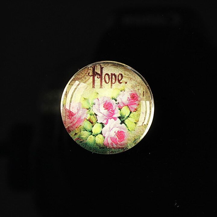 Cabochon sticla 20mm "Amazing roses" cod 160