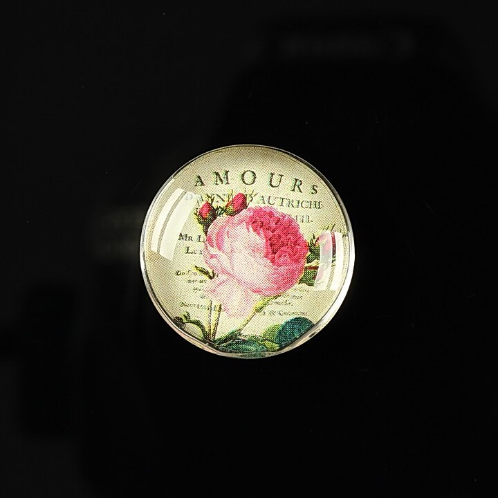 Cabochon sticla 20mm "Amazing roses" cod 161