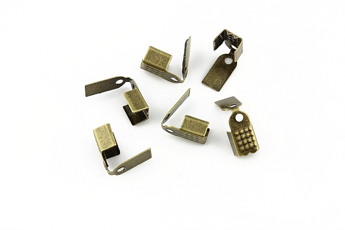 Capat snur bronz 9x5mm (10buc.)