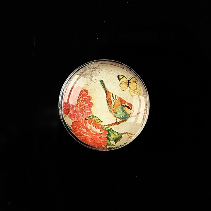 Cabochon sticla 20mm "Postage stamp" cod 375