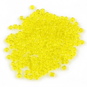 Margele de nisip 2mm (50g) - cod 037 - galben verzui