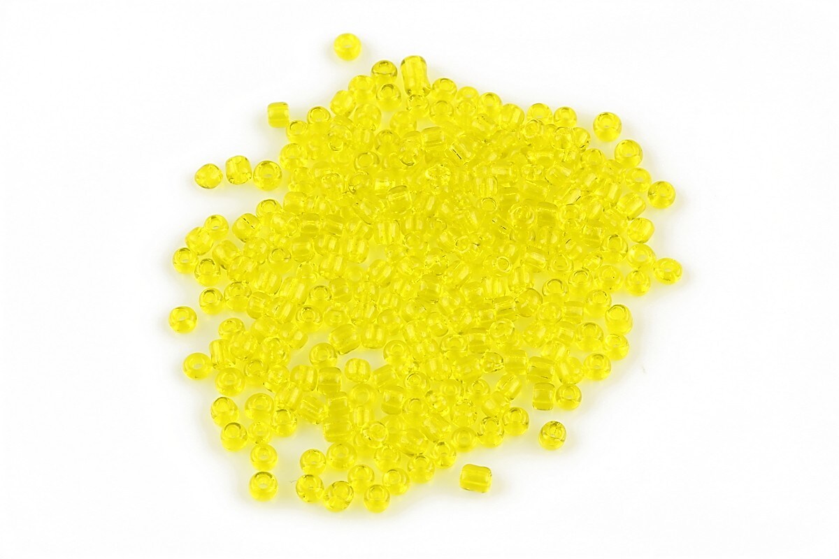 Margele de nisip 2mm (50g) - cod 037 - galben verzui