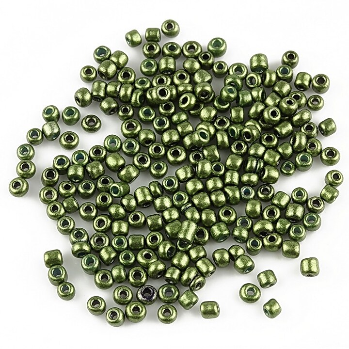 Margele de nisip lucioase 2mm (50g) - cod 148 - verde