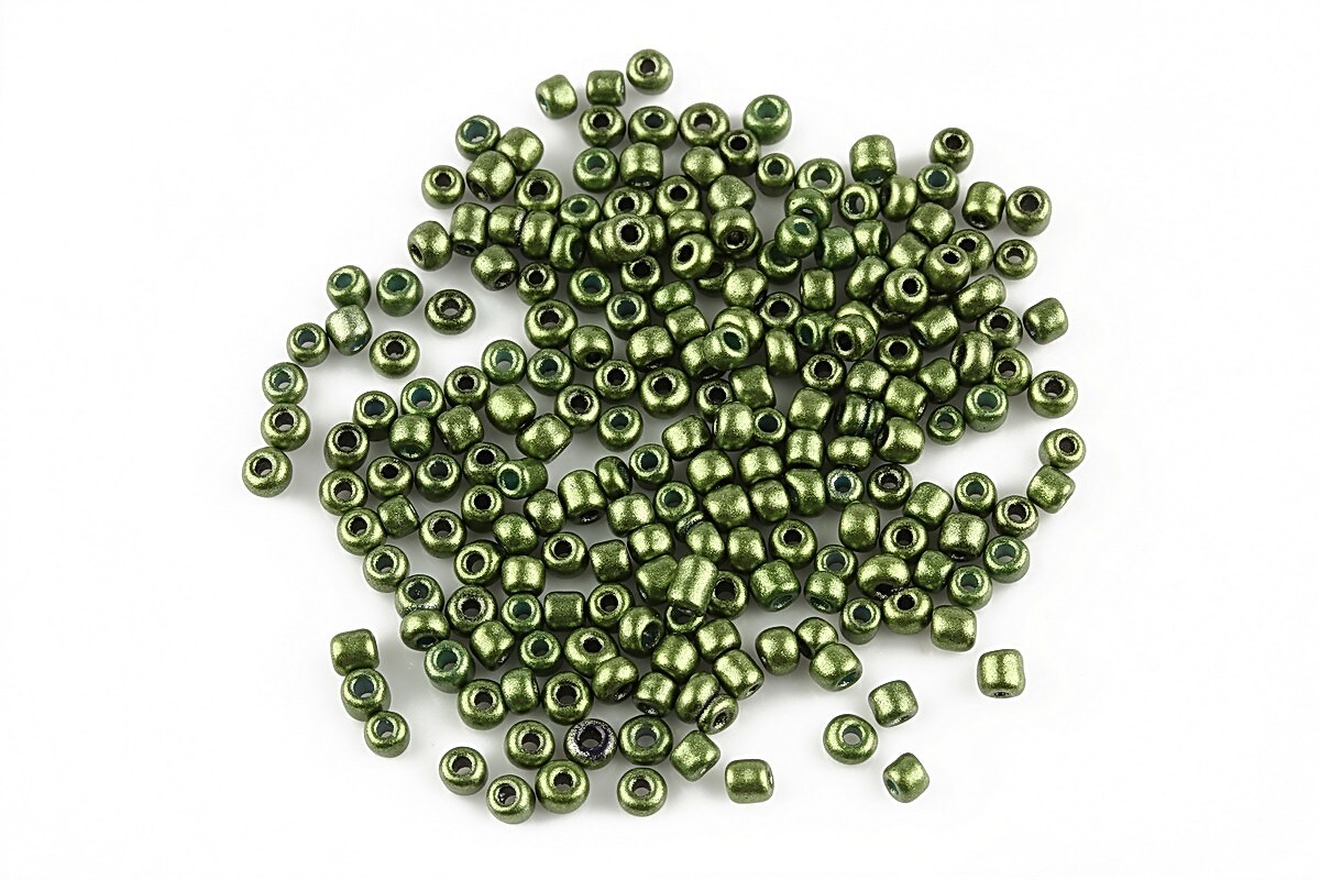 Margele de nisip lucioase 2mm (50g) - cod 148 - verde