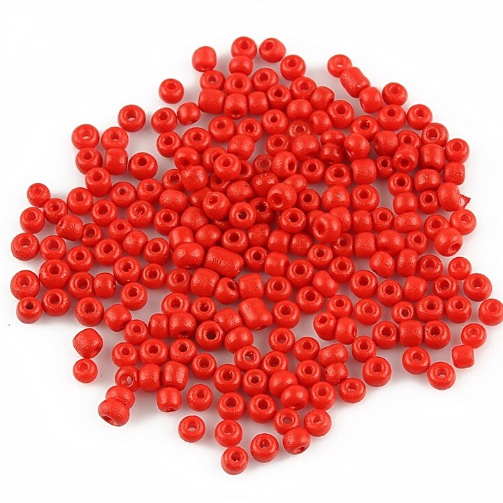 Margele de nisip opace 2mm (50g) - cod 140 - rosu