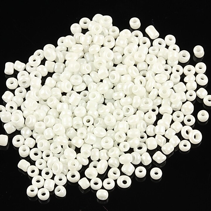 Margele de nisip perlate 2mm (50g) - cod 144 - alb