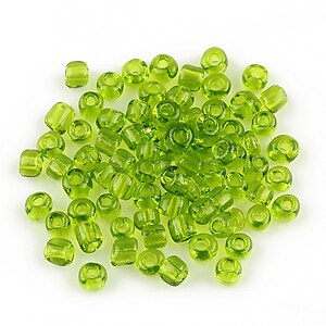 Margele de nisip 4mm (50g) - cod 072 - verde crud