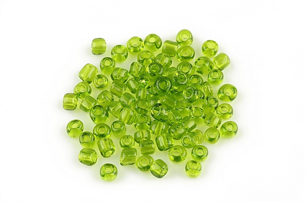 Margele de nisip 4mm (50g) - cod 072 - verde crud