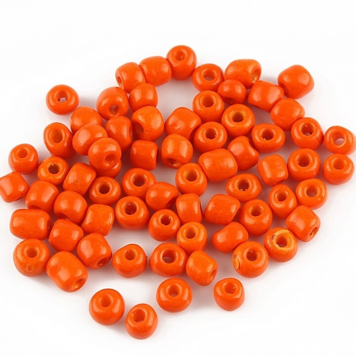 Margele de nisip opace 4mm (50g) - cod 107 - portocaliu