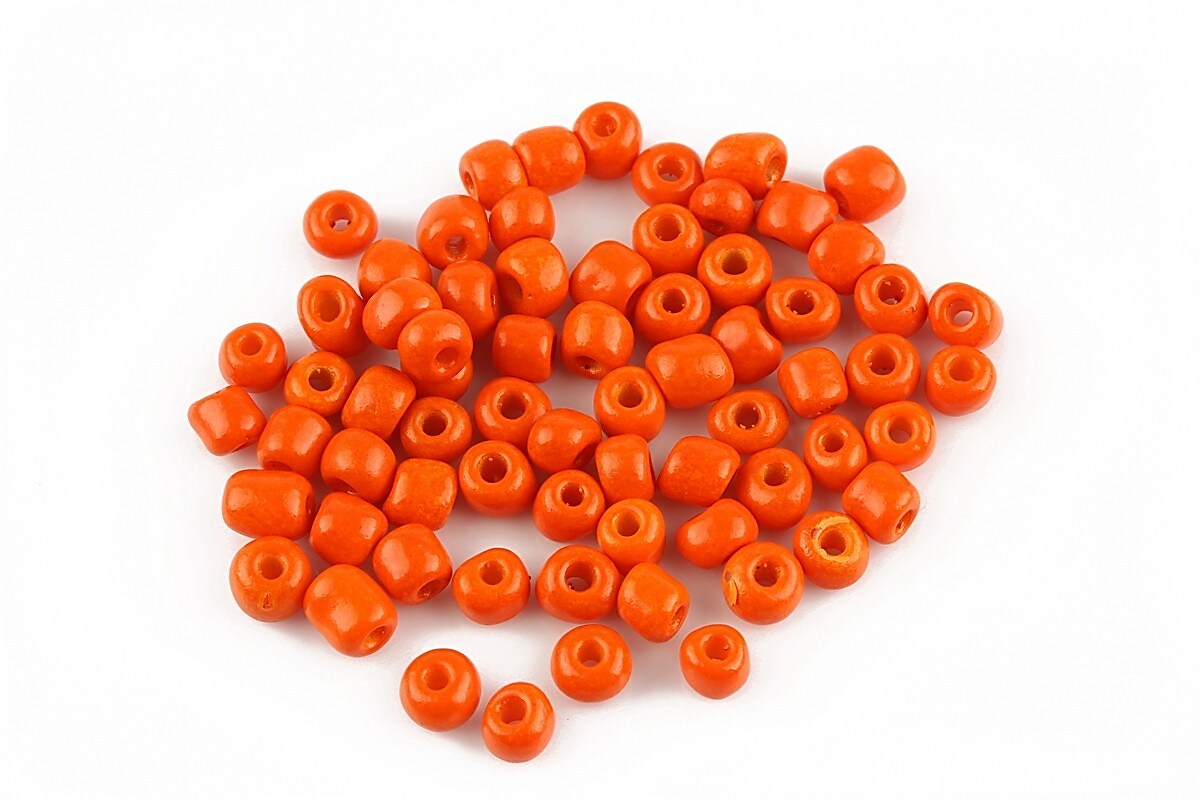 Margele de nisip opace 4mm (50g) - cod 107 - portocaliu