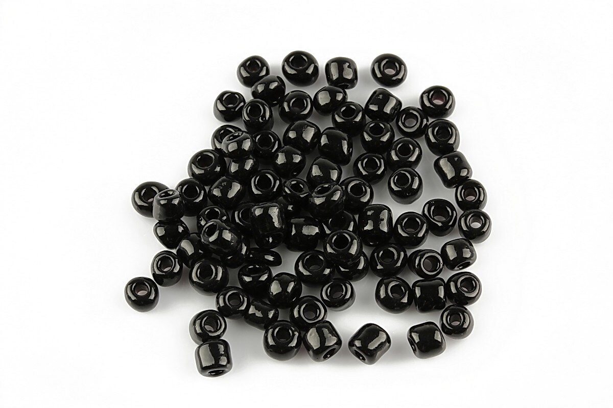 Margele de nisip 4mm (50g) - cod 065 - negru