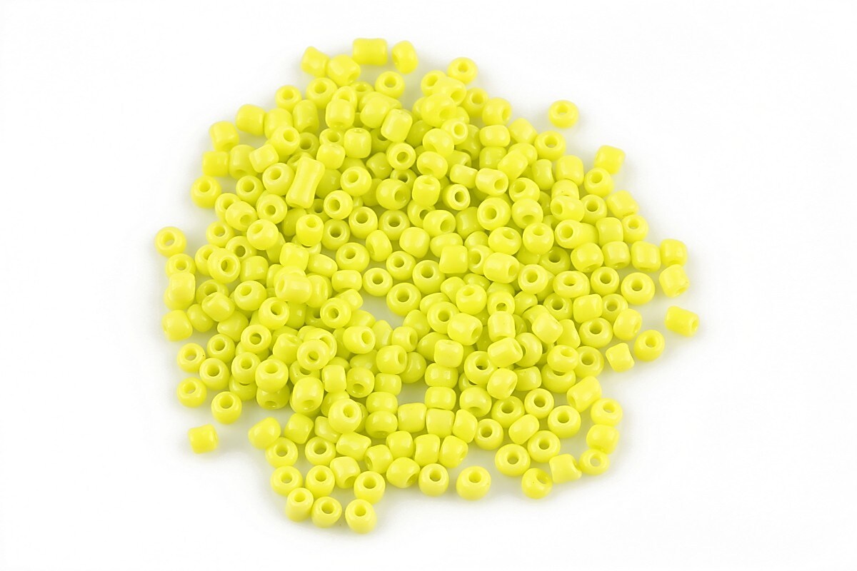 Margele de nisip opace 2mm (50g) - cod 266 - verde galbui