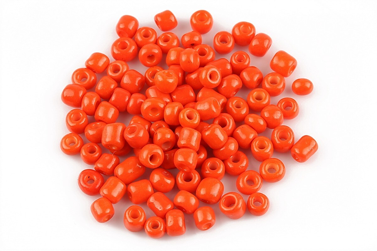 Margele de nisip opace 4mm (50g) - cod 273 - rosu corai