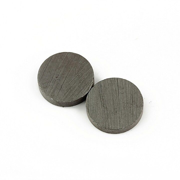 Magnet plat banut 15mm, grosime 3mm, negru