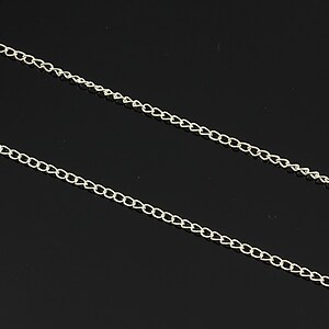 Lant argintiu 1,6x3mm (49cm)