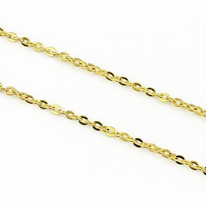 Lant auriu zale 4x3,5mm (49cm)