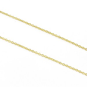 Lant auriu zale 2x2mm (49cm)