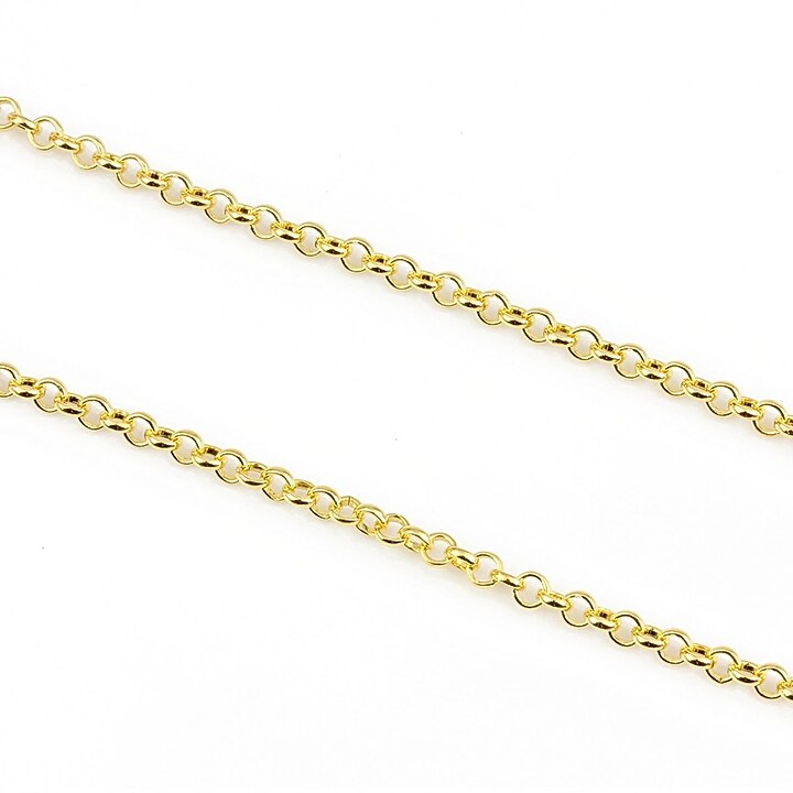 Lant auriu zale rotunde 3mm (49cm)
