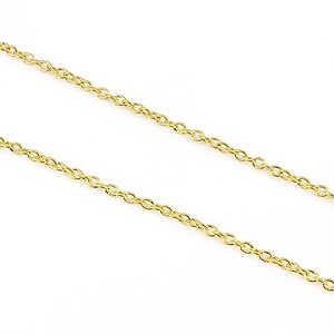 Lant auriu 3x2mm (49cm)