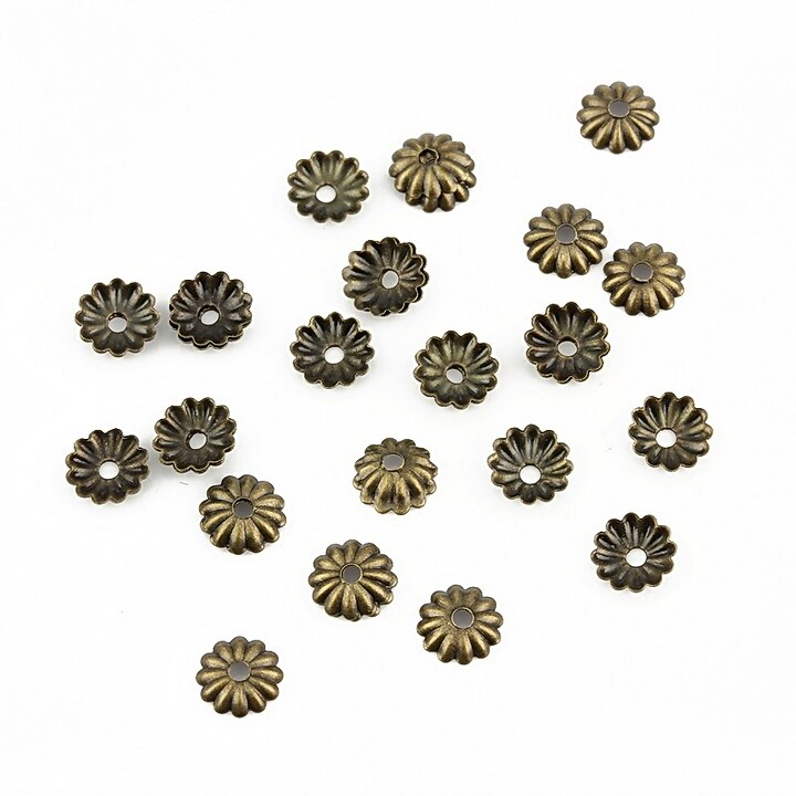 Capacele filigranate bronz 6x1,5mm (20buc.)