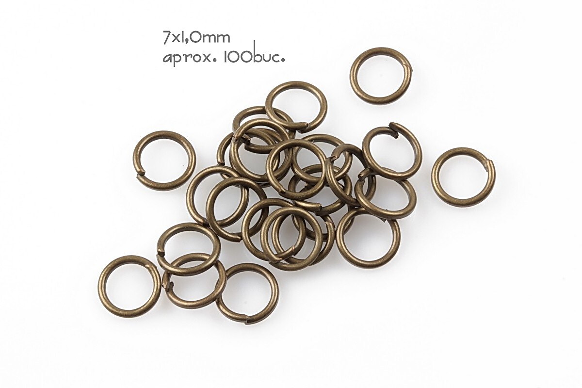 Zale bronz 7mm (grosime 1,0mm)