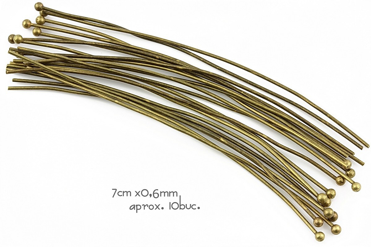 Ace cu bila bronz 7cm, grosime 0,6mm (10 buc.)