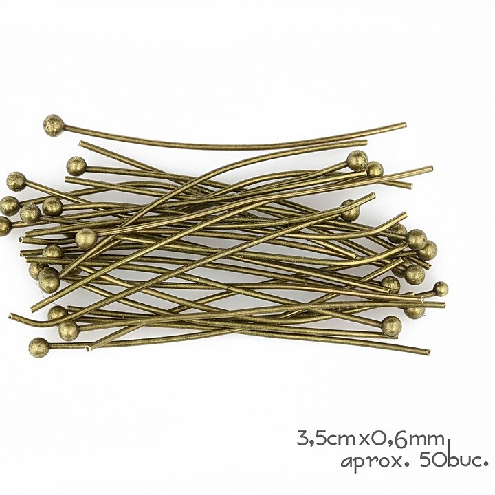 Ace cu bila bronz 3,5cm grosime 0,6mm (50 buc.)