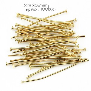 Ace cu cap auriu deschis 3cm