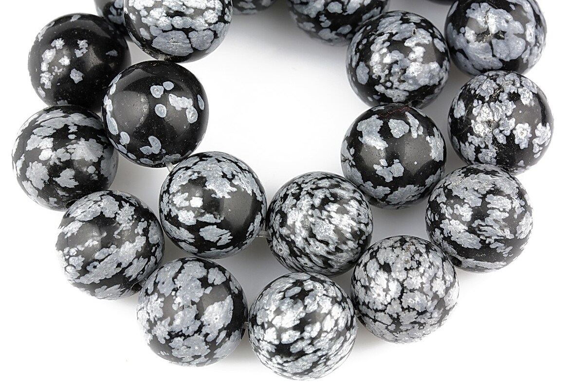 Snowflake obsidian sfere 12mm